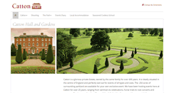 Desktop Screenshot of catton-hall.com